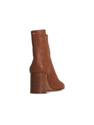 Maison Margiela 'tabi' Brown High Heel Ankle Boots
