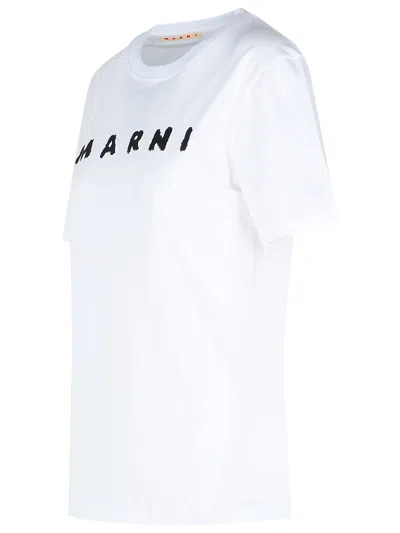 Marni Classic Short-sleeve T-shirt With Scribbled Logo