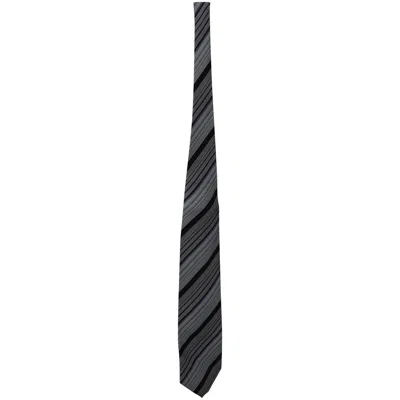 Giorgio Armani Striped Necktie In Multicolor Silk In Multi