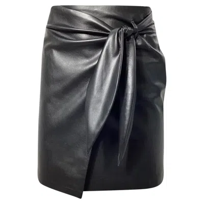 Nanushka Black Polyester Blend Danija Miniskirt In Black