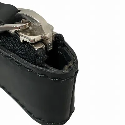 Pre-owned Balenciaga Black Ivory Canvas Leather Clutch Bag () In Black, Ivory
