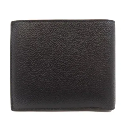 Pre-owned Balenciaga Black Leather Wallet (bi-fold) ()