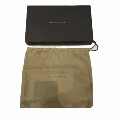 Pre-owned Bottega Veneta Black Leather Long Wallet (bi-fold) ()