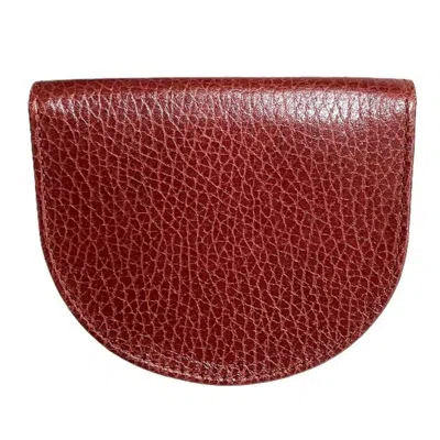 Pre-owned Cartier Bordeaux Leather Coin Purse/coin Case ()