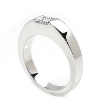 Pre-owned Cartier White Band Ring ()