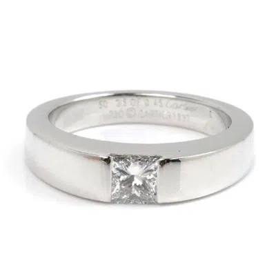 Pre-owned Cartier White Band Ring ()