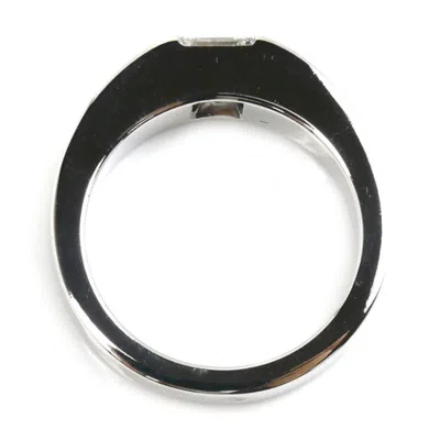 Pre-owned Cartier White Band Ring ()