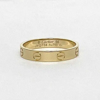 Pre-owned Cartier Yellow Gold Gold (18k) Band Ring ()
