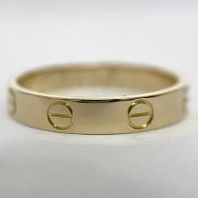 Pre-owned Cartier Yellow Gold Gold (18k) Band Ring ()