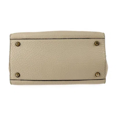 Pre-owned Celine Beige Leather Handbag Tote Bag ()