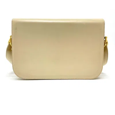 Pre-owned Celine Beige Leather Shoulder Bag ()