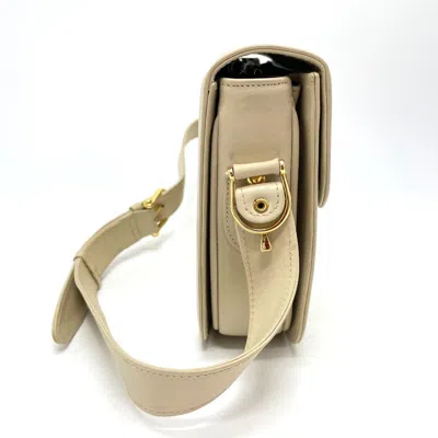 Pre-owned Celine Beige Leather Shoulder Bag ()