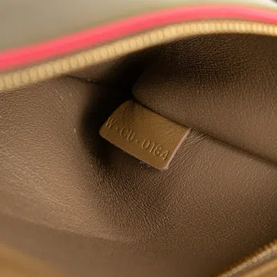 Pre-owned Celine Beige Pink Leather Handbag Shoulder Bag () In Beige, Pink