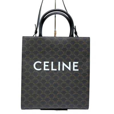 Pre-owned Celine Black Coated Canvas Handbag Shoulder Bag ()