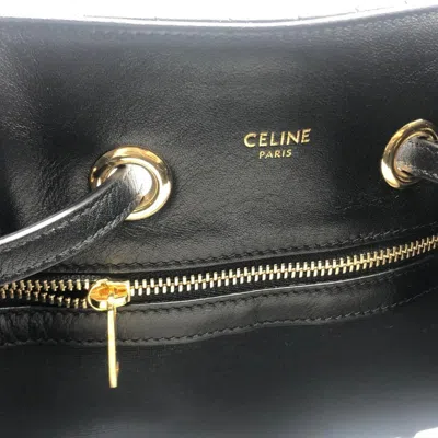 Pre-owned Celine Black Leather Backpack ()