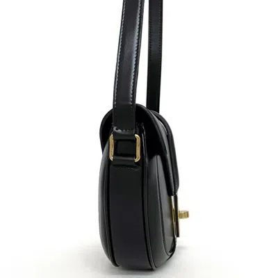 Pre-owned Celine Black Leather Pochette Shoulder Bag ()