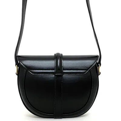 Pre-owned Celine Black Leather Pochette Shoulder Bag ()