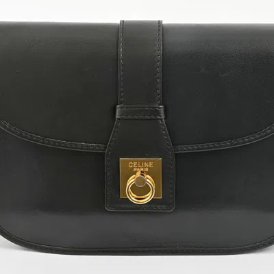 Pre-owned Celine Black Leather Shoulder Bag ()