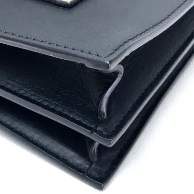 Pre-owned Celine Blue Leather Clutch Bag ()