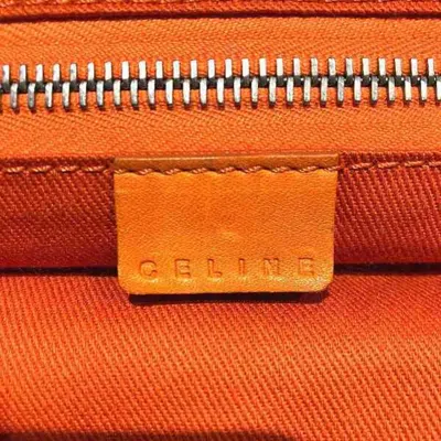 Pre-owned Celine Boogie Orange Leather Handbag Tote Bag ()