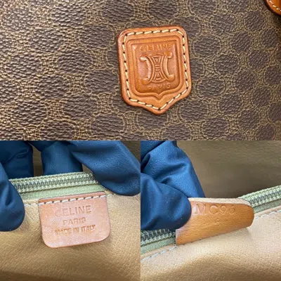Pre-owned Celine Brown Leather Pvc Handbag Tote Bag ()