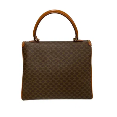 Pre-owned Celine Brown Leather Pvc Handbag Tote Bag ()