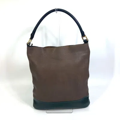 Pre-owned Celine Brown Leather Shoulder Bag ()
