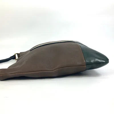 Pre-owned Celine Brown Leather Shoulder Bag ()
