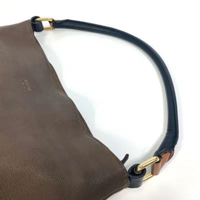 Pre-owned Celine Brown Leather Shoulder Bag ()