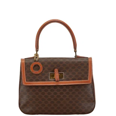 Pre-owned Celine Brown Pvc Leather Handbag Shoulder Bag ()