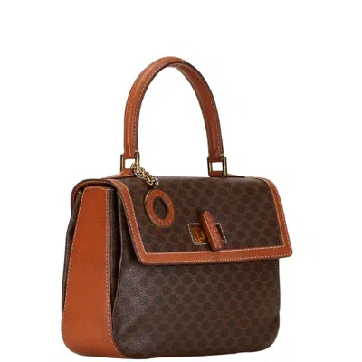 Pre-owned Celine Brown Pvc Leather Handbag Shoulder Bag ()