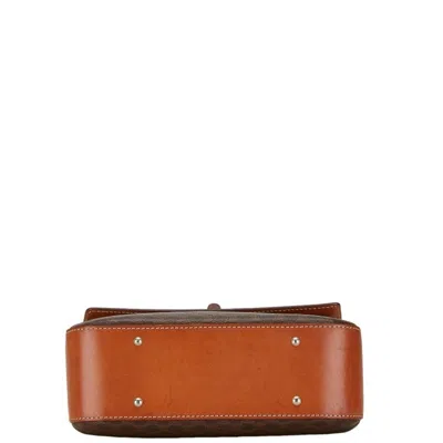 Pre-owned Celine Brown Pvc Leather Handbag Shoulder Bag ()
