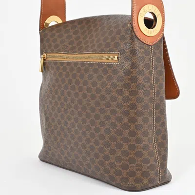 Pre-owned Celine Brown Pvc Leather Shoulder Bag ()