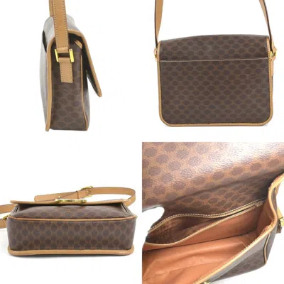 Pre-owned Celine Brown Pvc Leather Shoulder Bag ()