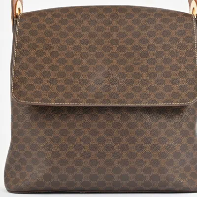 Pre-owned Celine Brown Pvc Leather Shoulder Bag ()