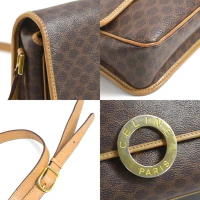 Pre-owned Celine Brown Pvc Leather Shoulder Bag ()