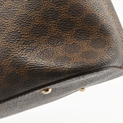 Pre-owned Celine Brown Pvc Leather Shoulder Bag ()