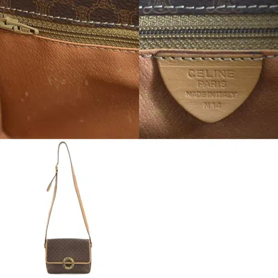 Pre-owned Celine Brown Pvc Leather Shoulder Bag ()