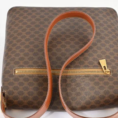 Pre-owned Celine Brown Pvc Leather Shoulder Bag ()