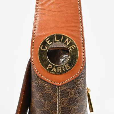 Pre-owned Celine Brown Pvc Leather Shoulder Bag ()