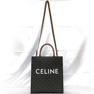 Pre-owned Celine Brown Pvc Leather Shoulder Bag Tote Bag ()
