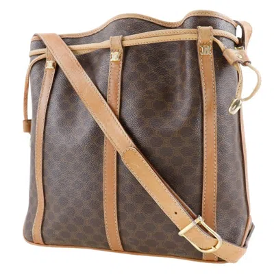 Pre-owned Celine Brown Pvc Shoulder Bag ()