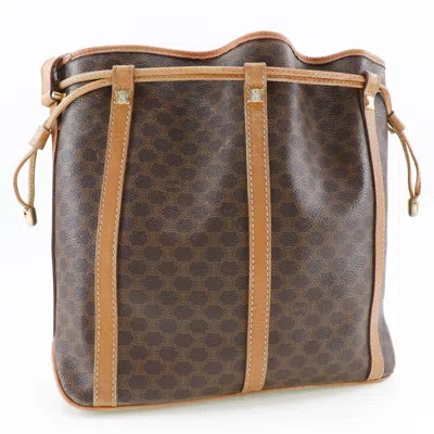Pre-owned Celine Brown Pvc Shoulder Bag ()