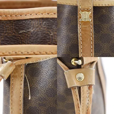Pre-owned Celine Brown Pvc Shoulder Bag ()