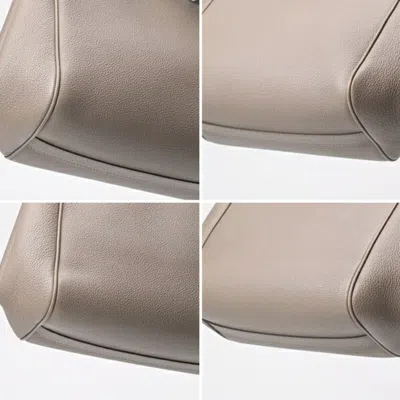 Pre-owned Celine Cabas Grayish Leather Tote Bag ()