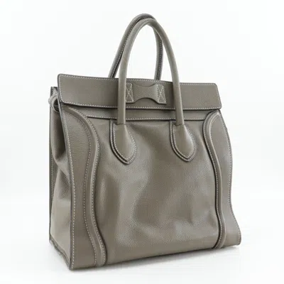 Pre-owned Celine Gray Leather Handbag Tote Bag ()