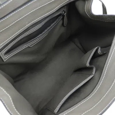 Pre-owned Celine Gray Leather Handbag Tote Bag ()