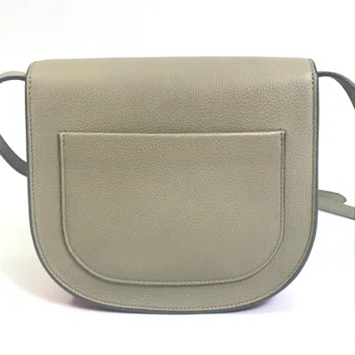 Pre-owned Celine Gray Leather Shoulder Bag ()