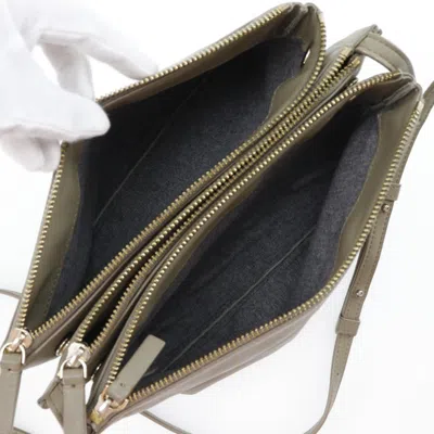Pre-owned Celine Gray Leather Shoulder Bag ()