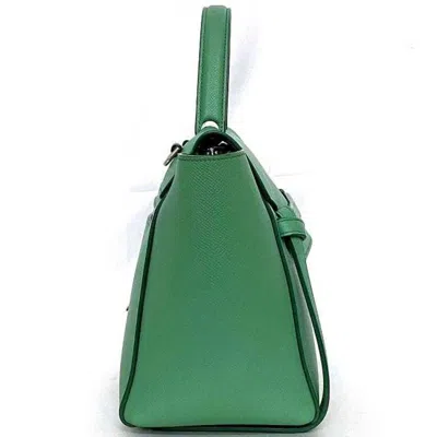 Pre-owned Celine Green Leather Handbag Shoulder Bag ()